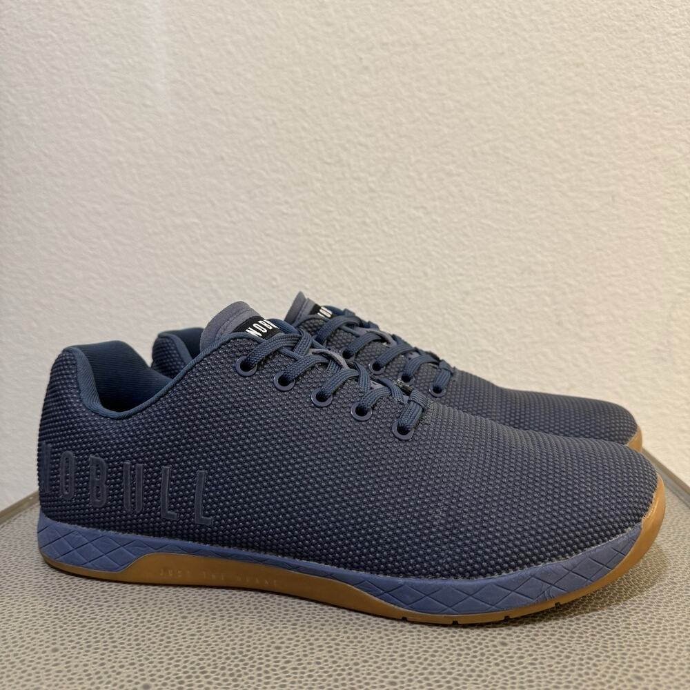 NOBULL - Gum Trainer Sneaker Men US 12 Blue Workout Shoes Gym CrossFit